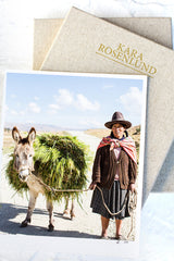 Donkey and Peruvian Lady