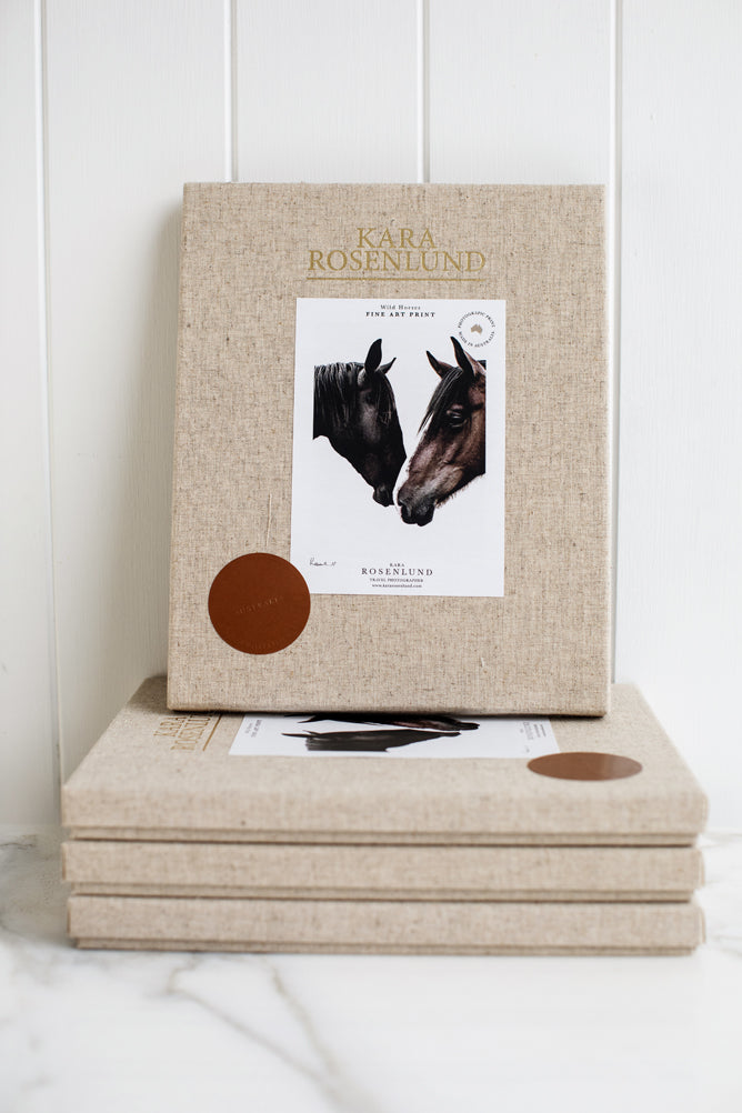 Wild Horses Print with Gift Box