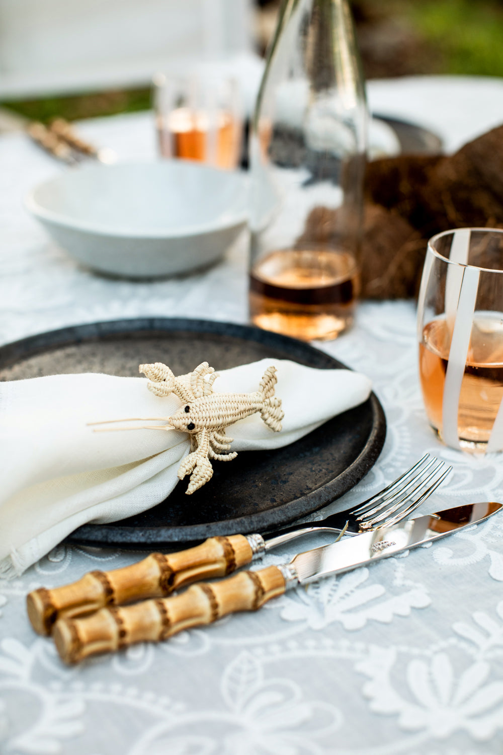 The Crab and Lobster Napkin Rings 