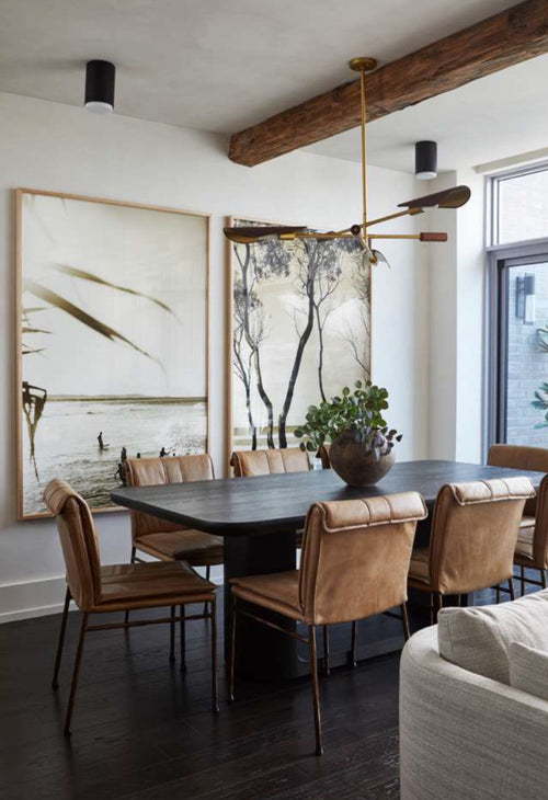 ‘Afternoon Sun’ and ‘Australian Summer’ prints in extra large with signature framing. Courtesy of @cian.design.