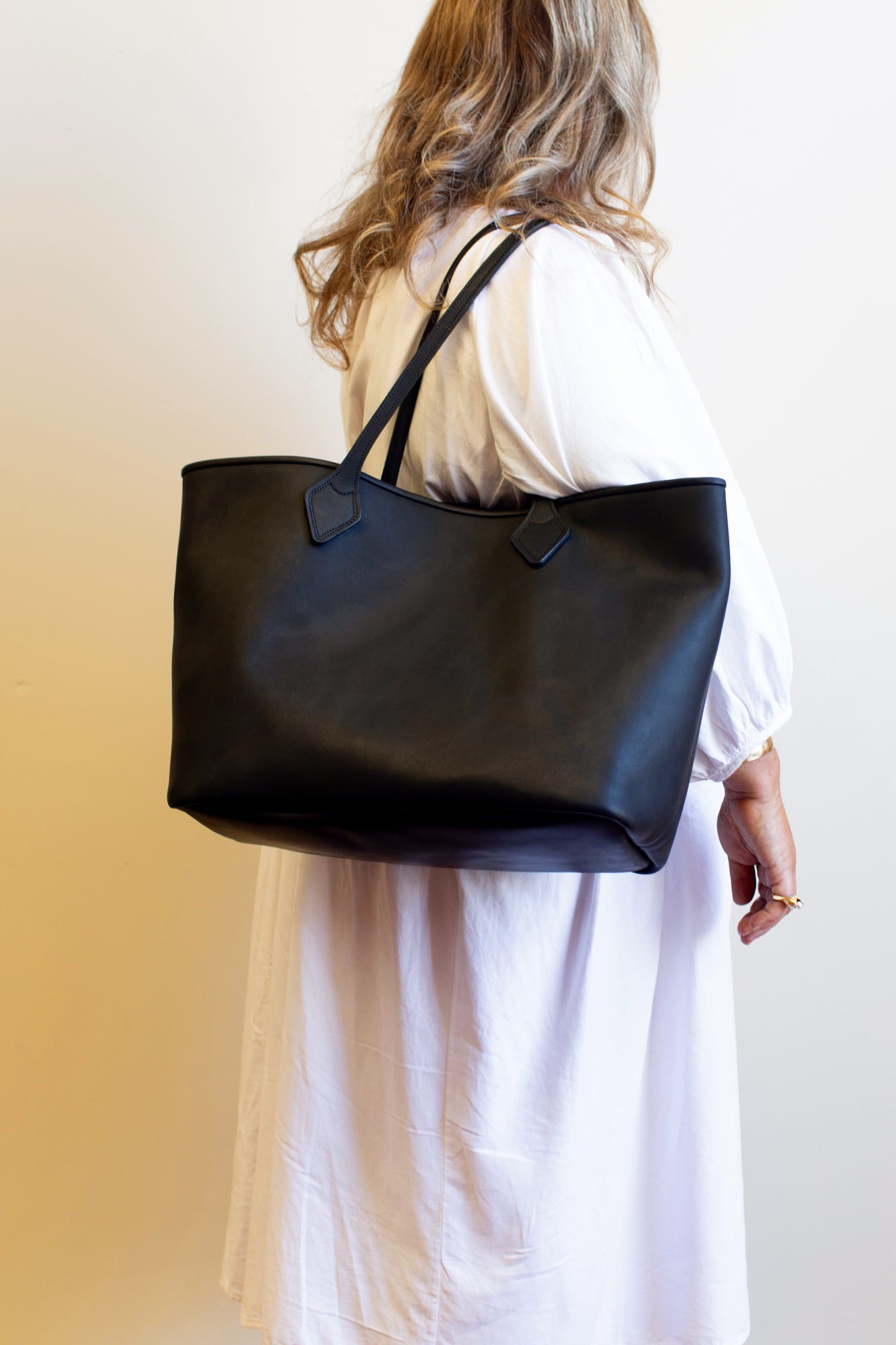 The Black Leather Bag