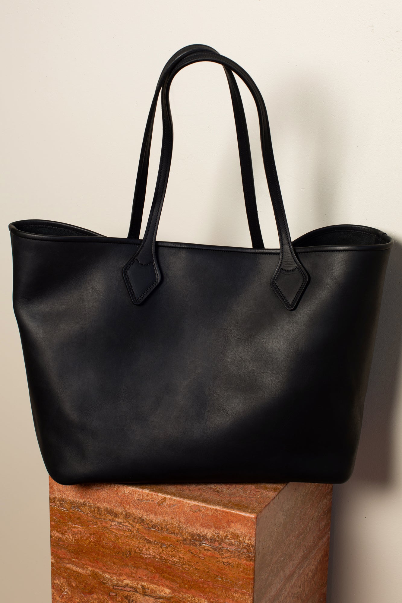 The Black Leather Bag