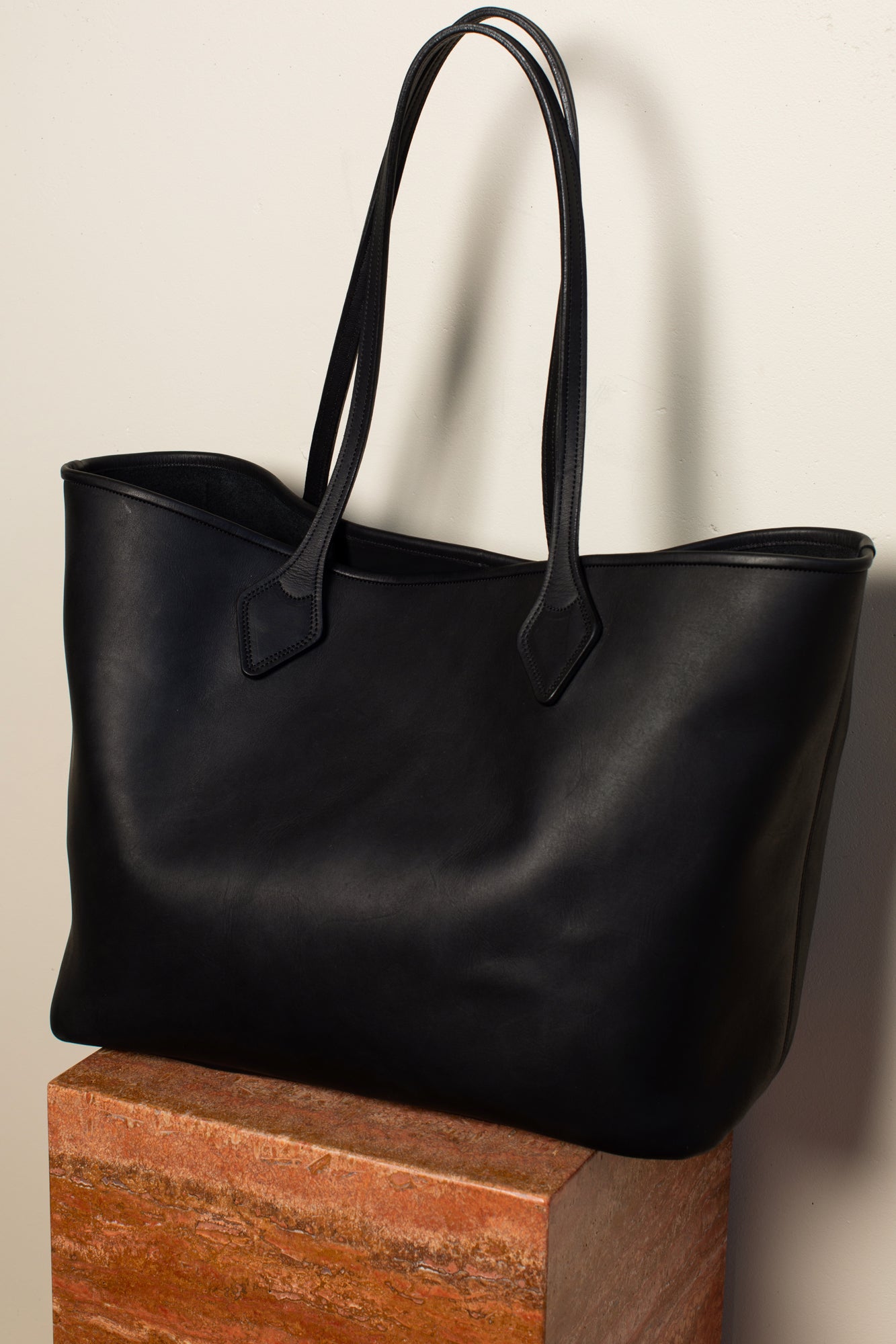 The Black Leather Bag