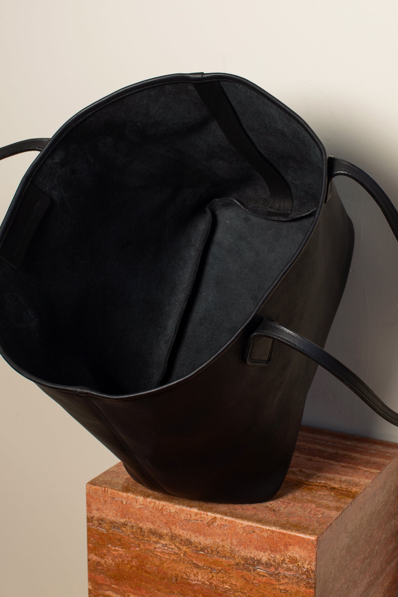 The Black Leather Bag