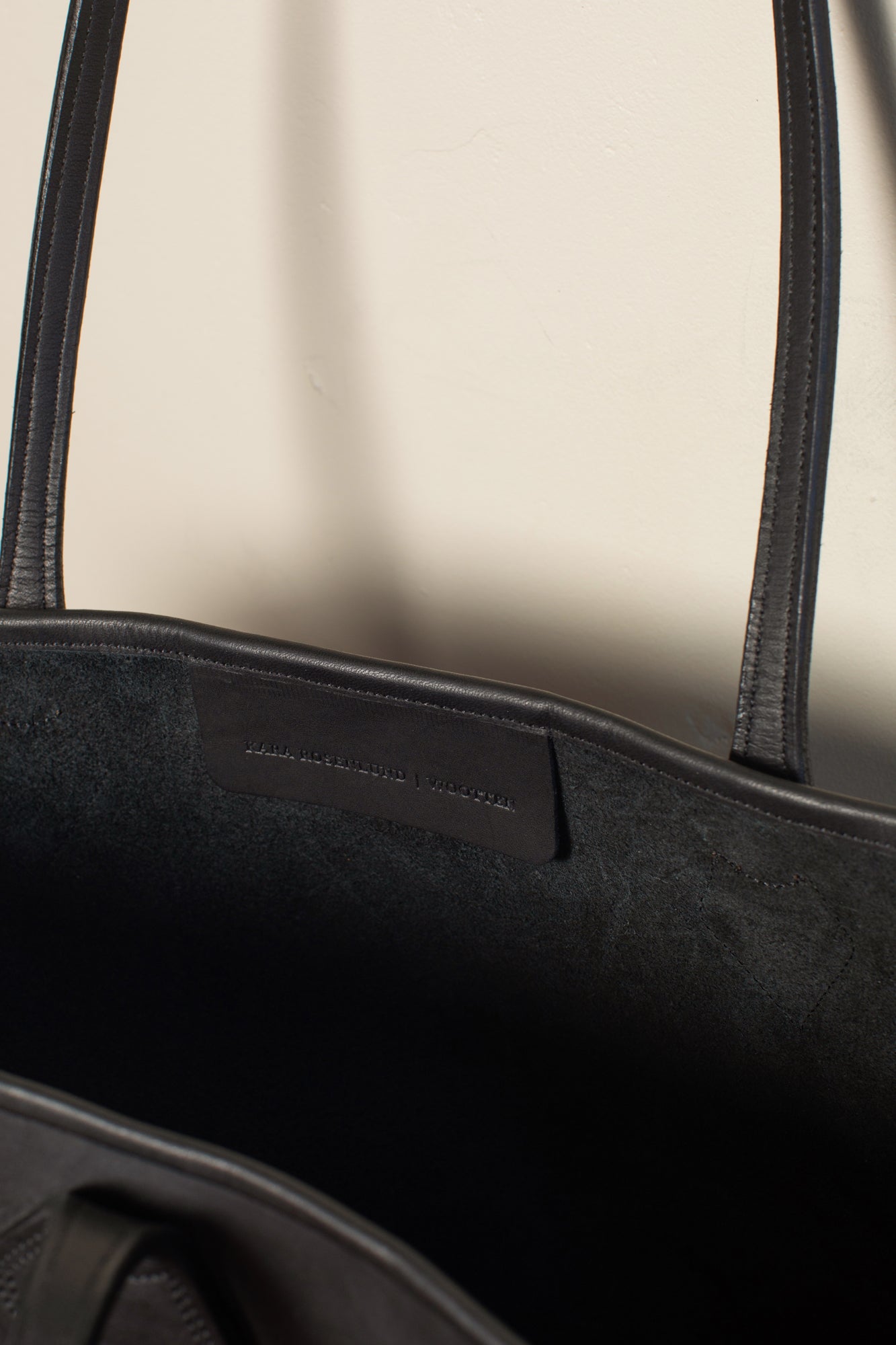The Black Leather Bag