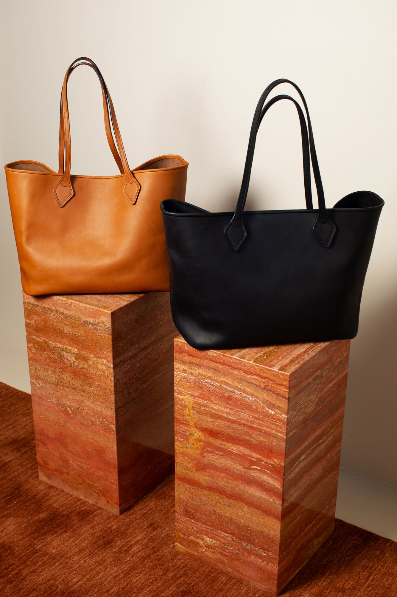 The Black Leather Bag