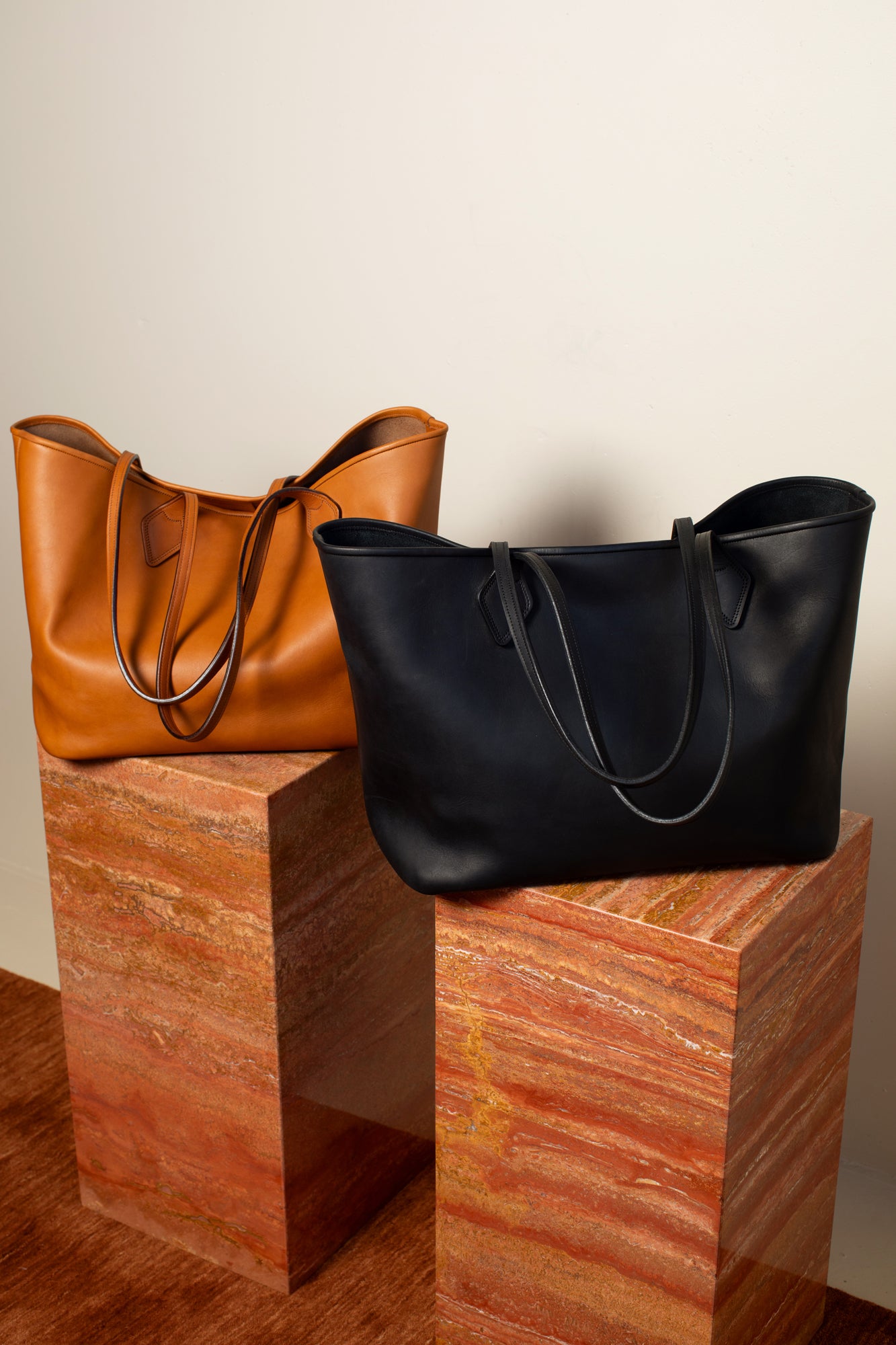 The Black Leather Bag