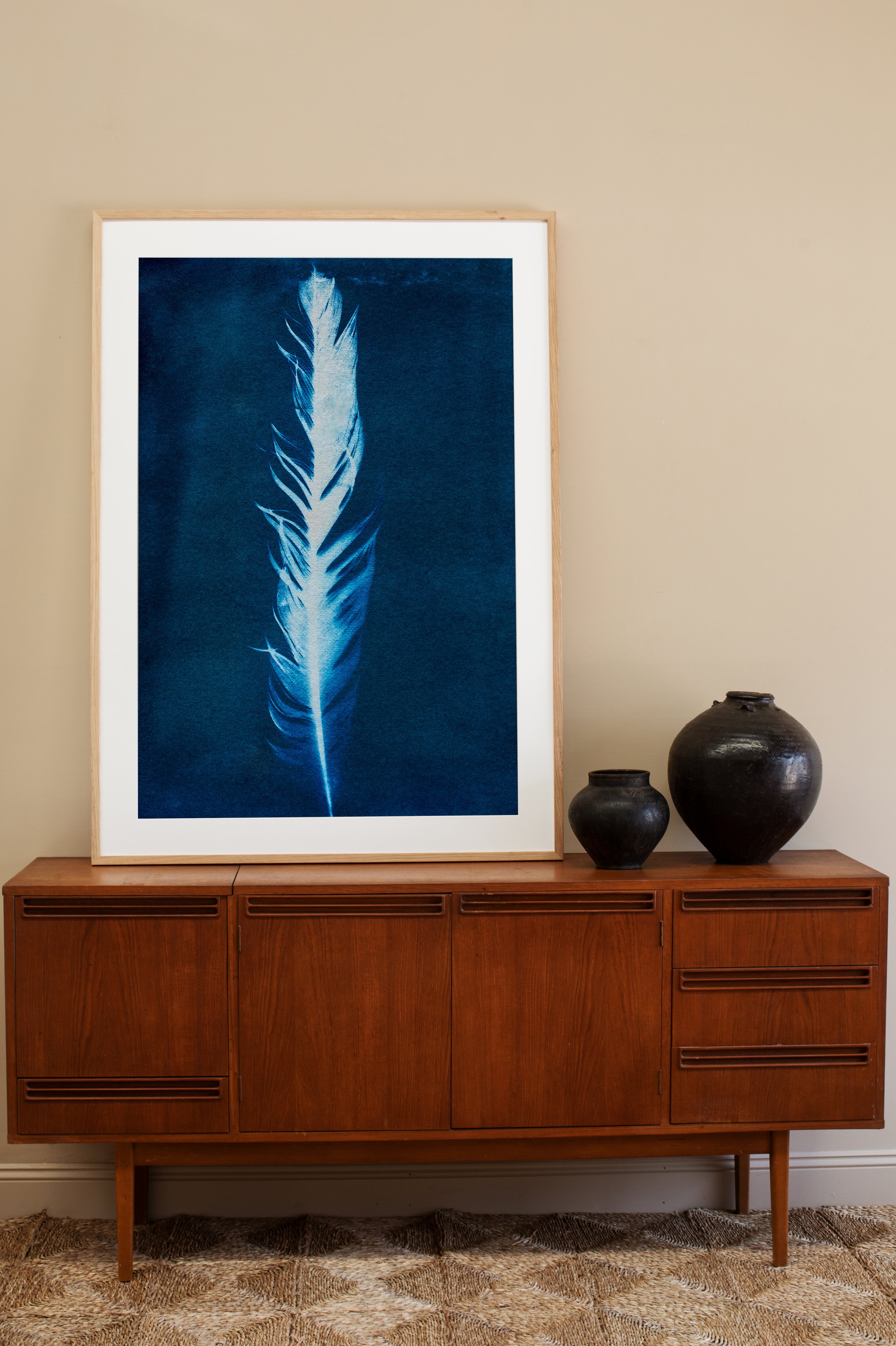 Cyanotype Feather