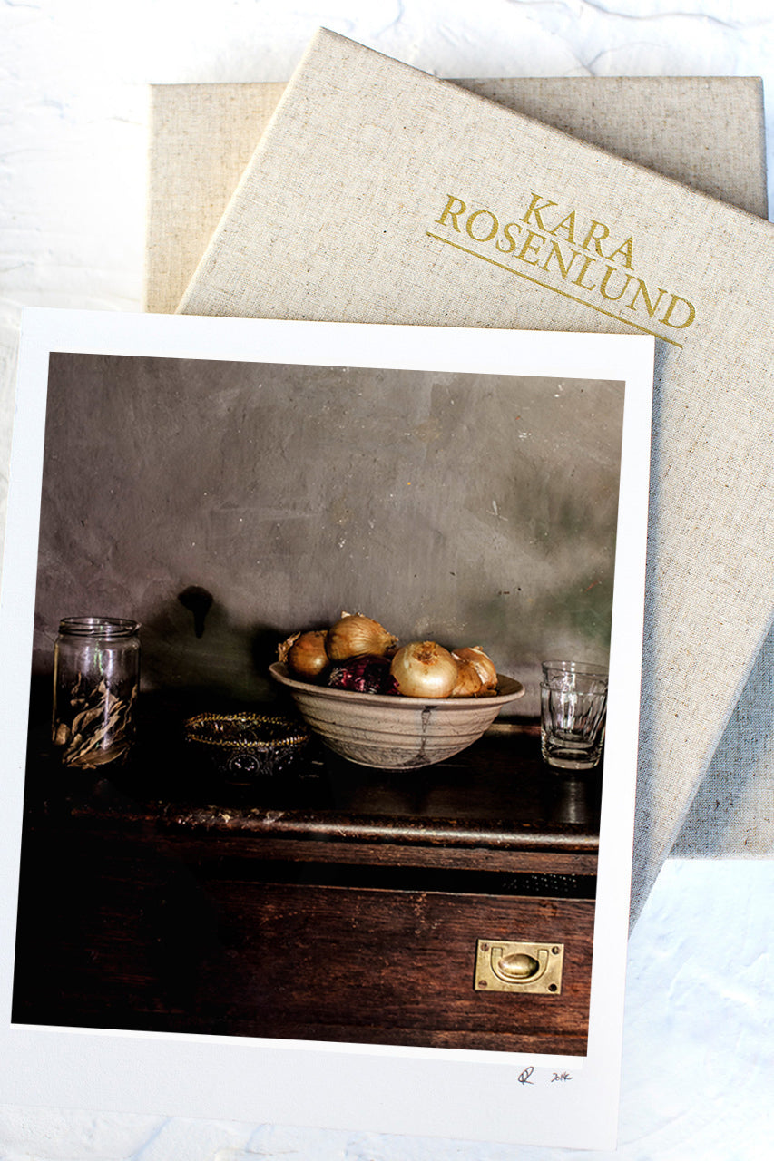 Kitchen Still Life Print with Gift Box