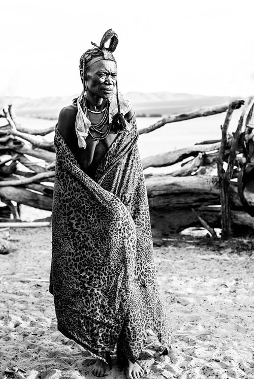 Namibia Himba Two  Print with Gift Box