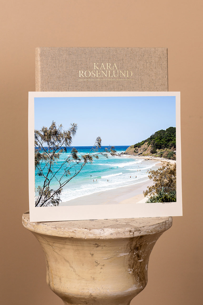 Wategos Beach Print with Gift Box