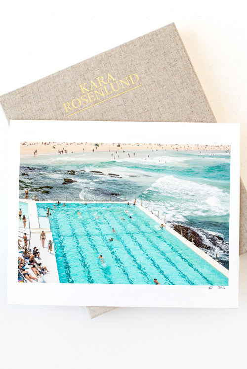 Bondi Icebergs Print with Gift Box