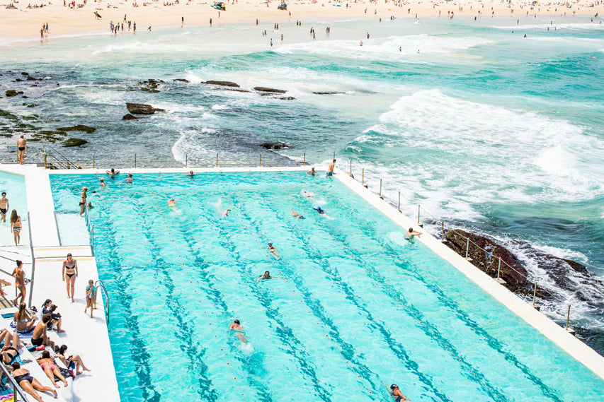 Bondi Icebergs Print with Gift Box