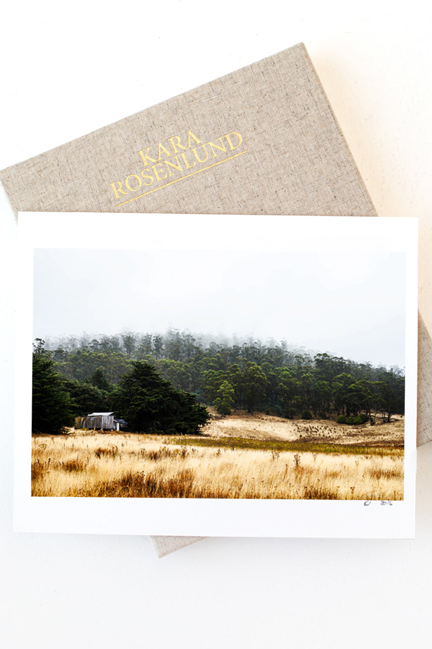 Tasmanian Shack Print with Gift Box